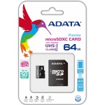 ADATA microSDXC Class 10 UHS I kortelė 64GB, SD adapteris